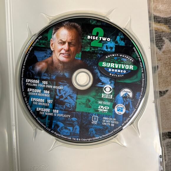 Survivor Borneo The Complete First Season Set of DVD Videos - Tested Working - Picture 9 of 15